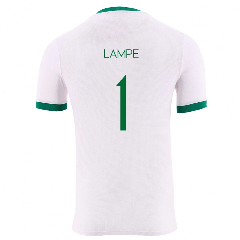 Danxen Hombre Camiseta Bolivia Carlos Lampe #1 Blanco Verde Rojo 2ª Equipación 26-28 La Camisa México