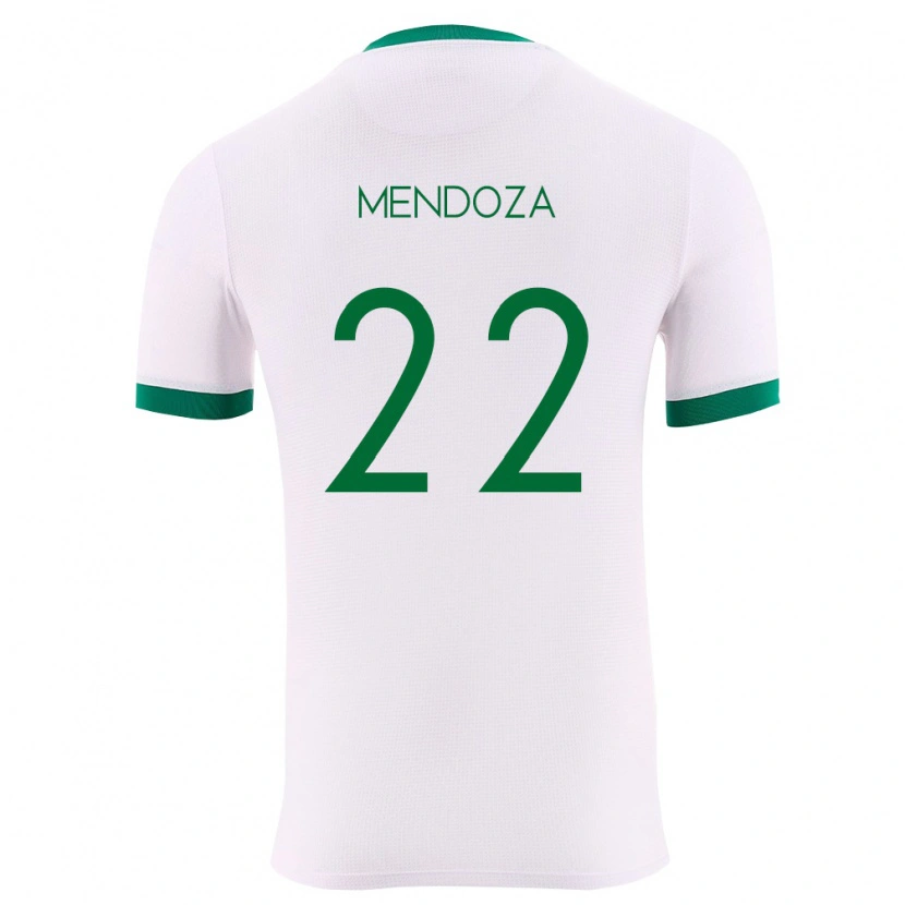 Danxen Hombre Camiseta Bolivia Gonzalo Mendoza #22 Blanco Verde Rojo 2ª Equipación 26-28 La Camisa México