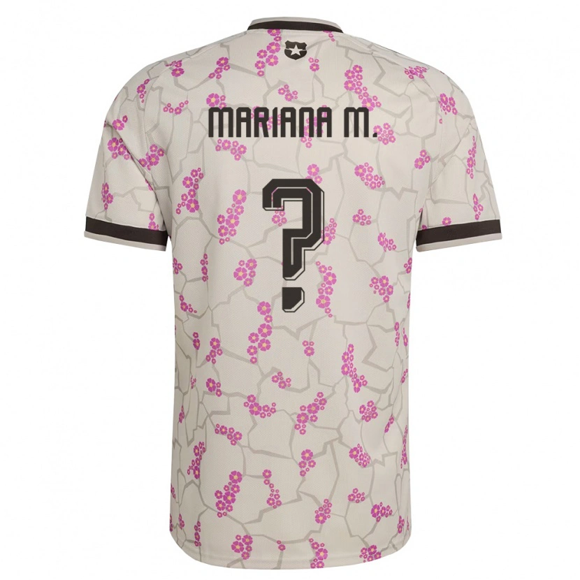Danxen Hombre Camiseta Chile Mariana Morales #0 Blanco Púrpura 2ª Equipación 26-28 La Camisa México