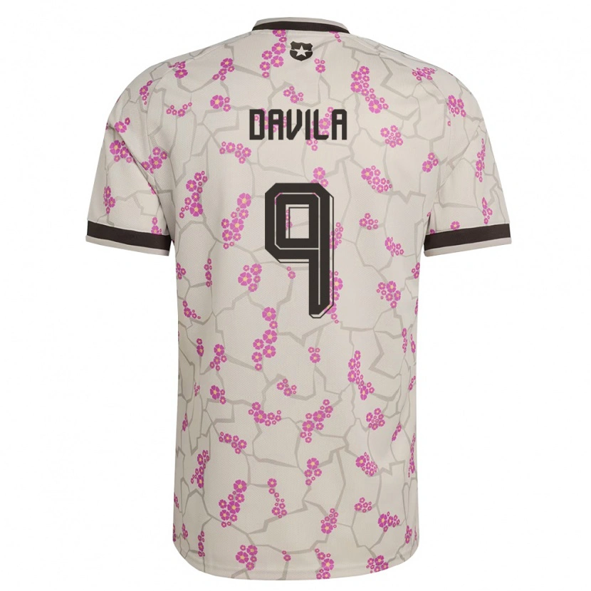 Danxen Hombre Camiseta Chile Víctor Dávila #9 Blanco Púrpura 2ª Equipación 26-28 La Camisa México