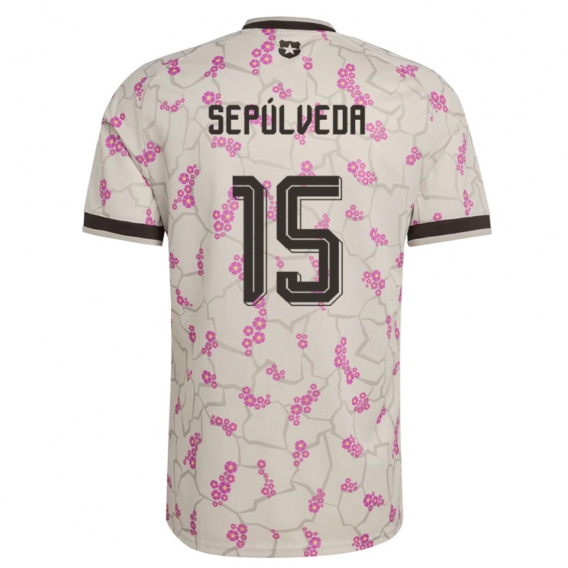 Danxen Hombre Camiseta Chile Matías Sepúlveda #15 Blanco Púrpura 2ª Equipación 26-28 La Camisa México