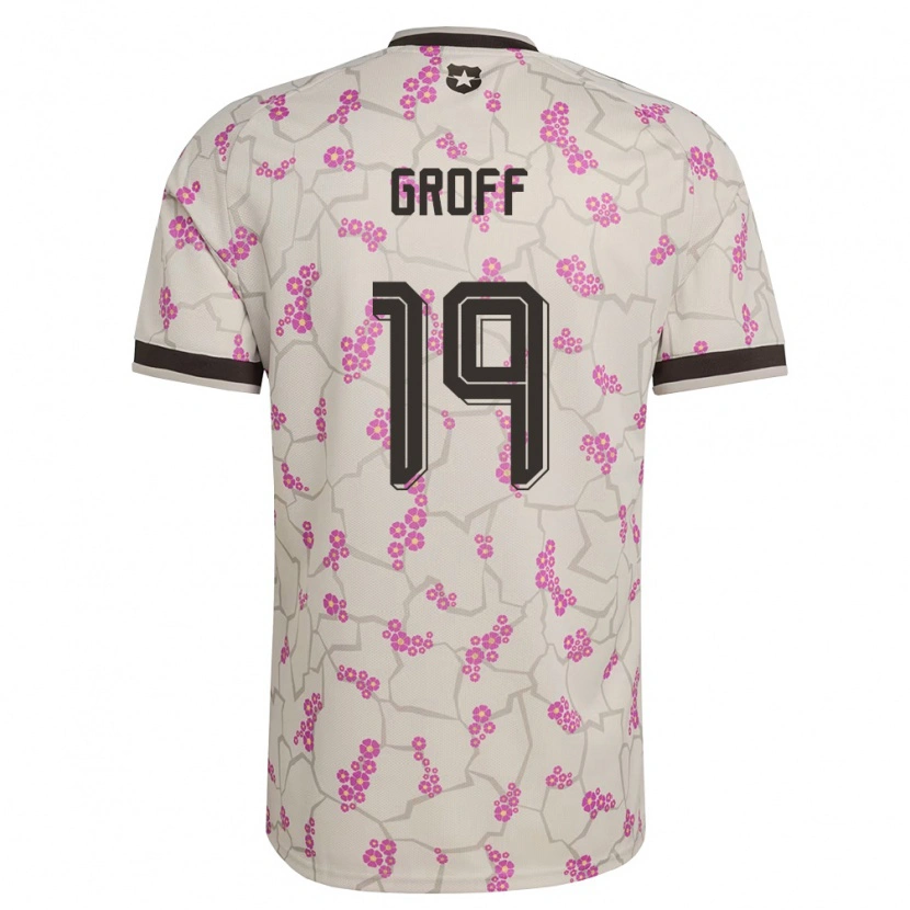 Danxen Hombre Camiseta Chile Llanka Groff #19 Blanco Púrpura 2ª Equipación 26-28 La Camisa México