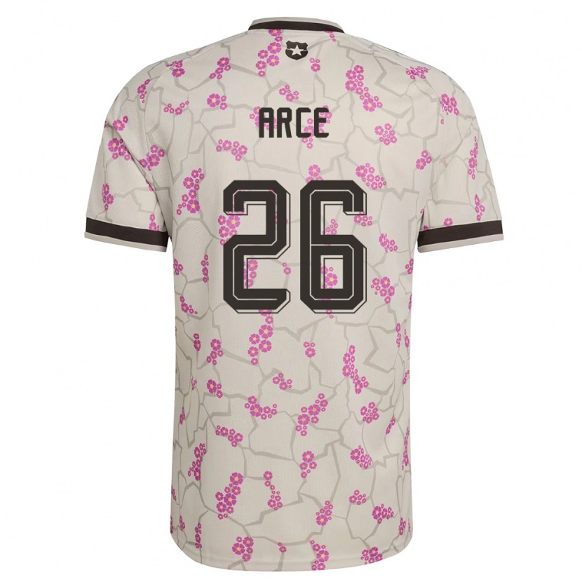 Danxen Hombre Camiseta Chile Agustín Arce #26 Blanco Púrpura 2ª Equipación 26-28 La Camisa México
