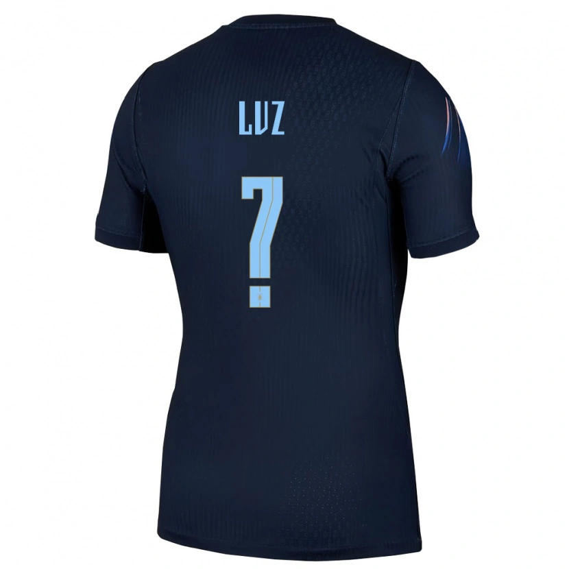 Danxen Hombre Camiseta Uruguay Anderson Luz #0 Negro Azul 2ª Equipación 26-28 La Camisa México