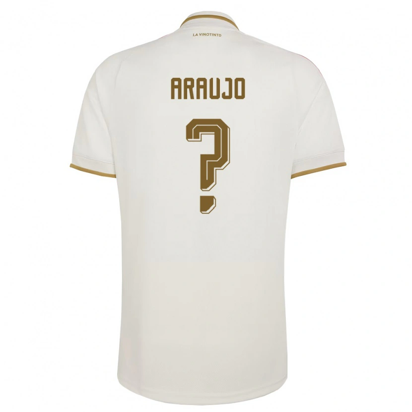 Danxen Hombre Camiseta Venezuela Andrusw Araujo #0 Marfil Amarillo 2ª Equipación 26-28 La Camisa México