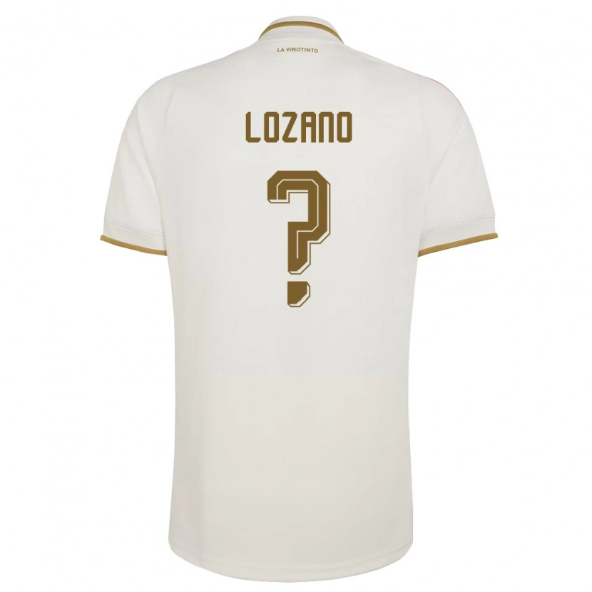 Danxen Hombre Camiseta Venezuela Gustavo Lozano #0 Marfil Amarillo 2ª Equipación 26-28 La Camisa México