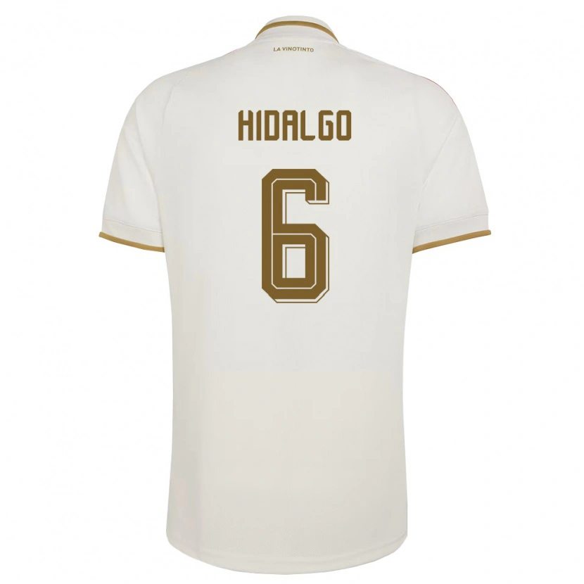Danxen Hombre Camiseta Venezuela Rai Hidalgo #6 Marfil Amarillo 2ª Equipación 26-28 La Camisa México