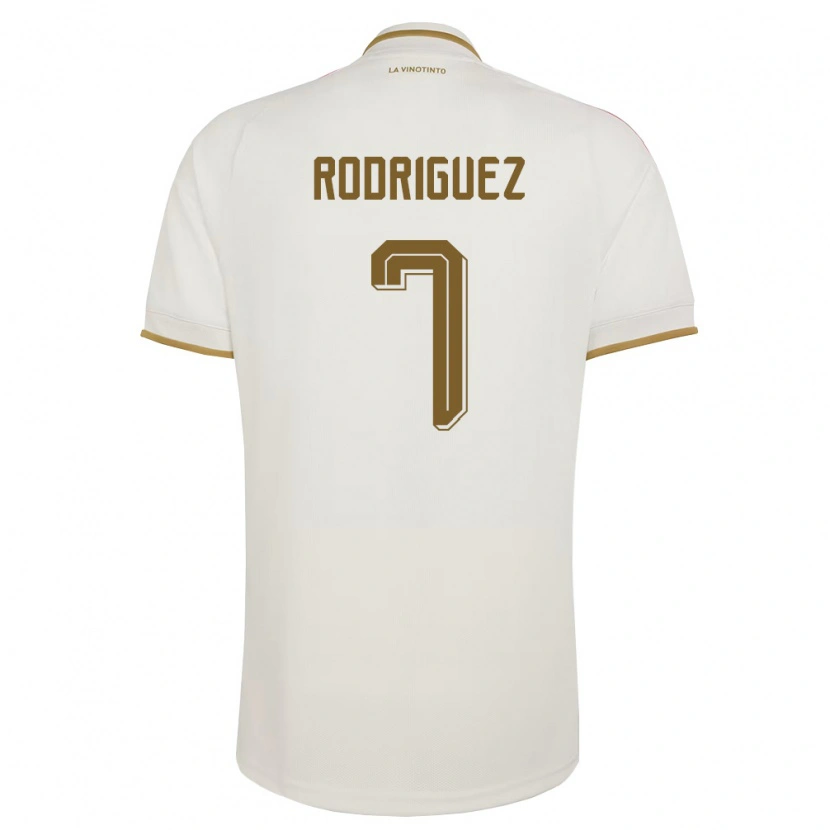 Danxen Hombre Camiseta Venezuela Daniuska Rodriguez #7 Marfil Amarillo 2ª Equipación 26-28 La Camisa México