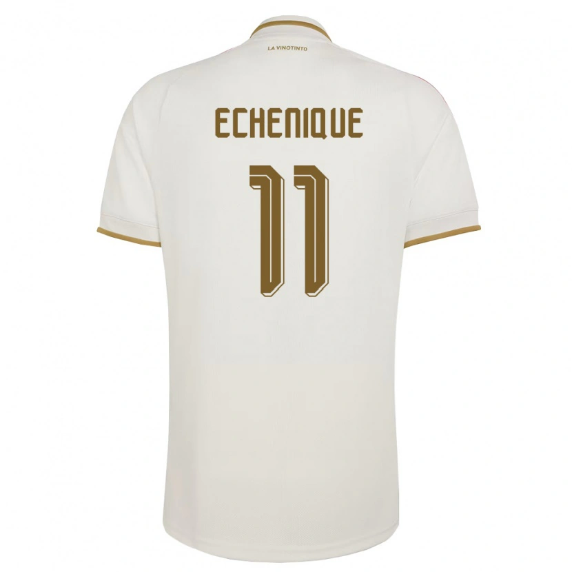 Danxen Hombre Camiseta Venezuela Ender Echenique #11 Marfil Amarillo 2ª Equipación 26-28 La Camisa México