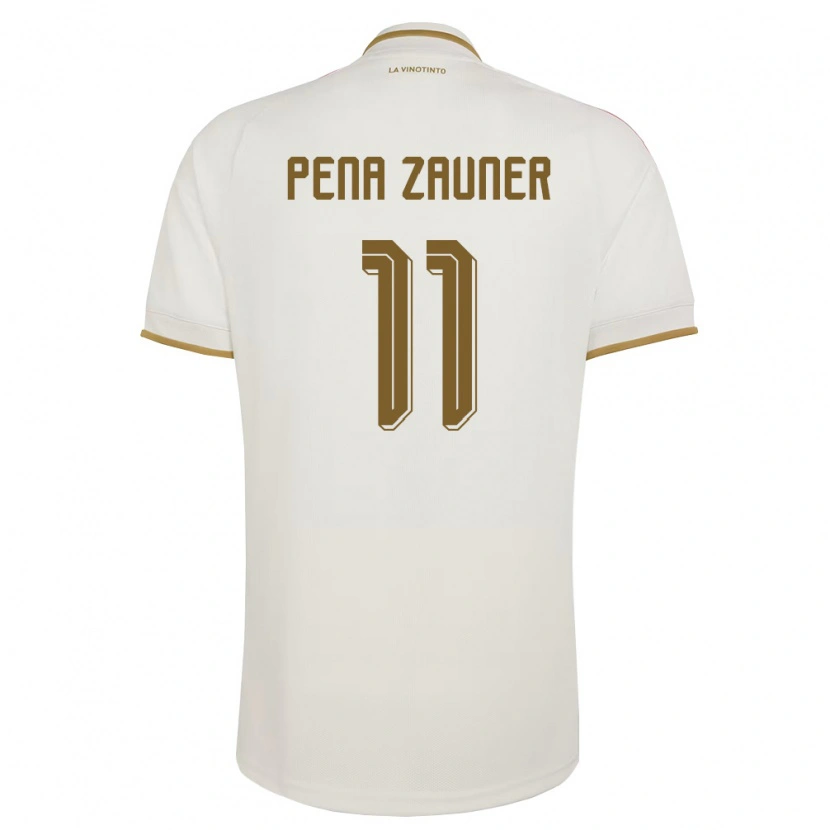 Danxen Hombre Camiseta Venezuela Enrique Peña Zauner #11 Marfil Amarillo 2ª Equipación 26-28 La Camisa México