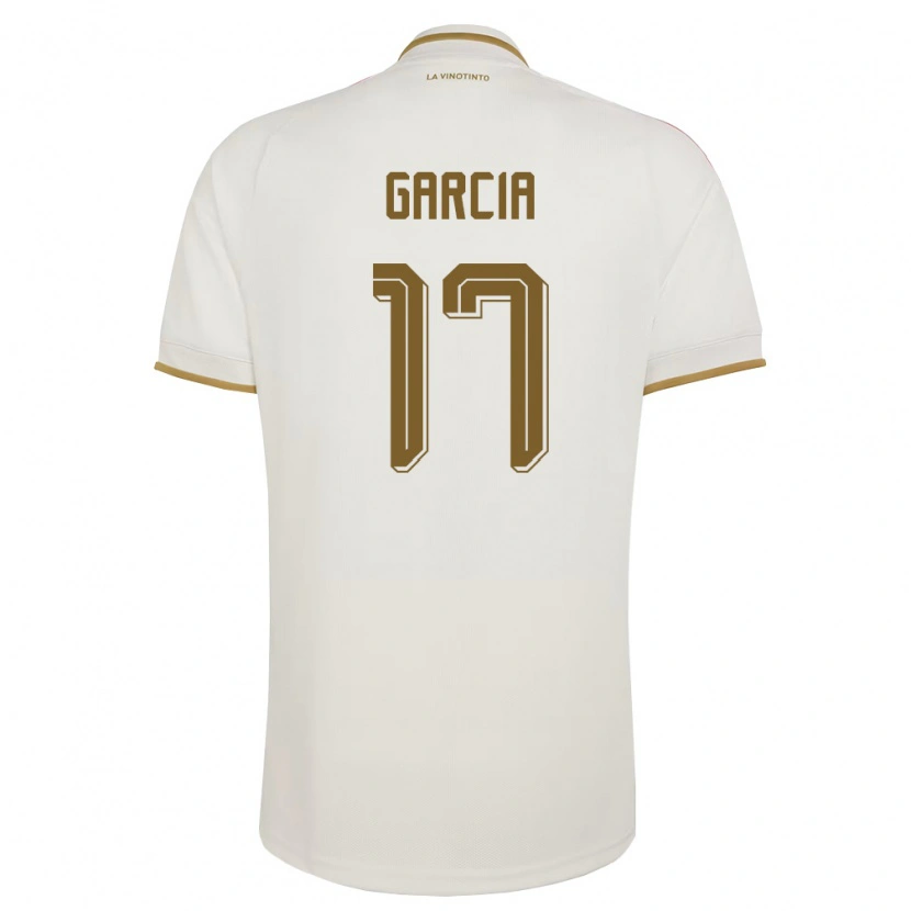 Danxen Hombre Camiseta Venezuela Gabriela García #17 Marfil Amarillo 2ª Equipación 26-28 La Camisa México