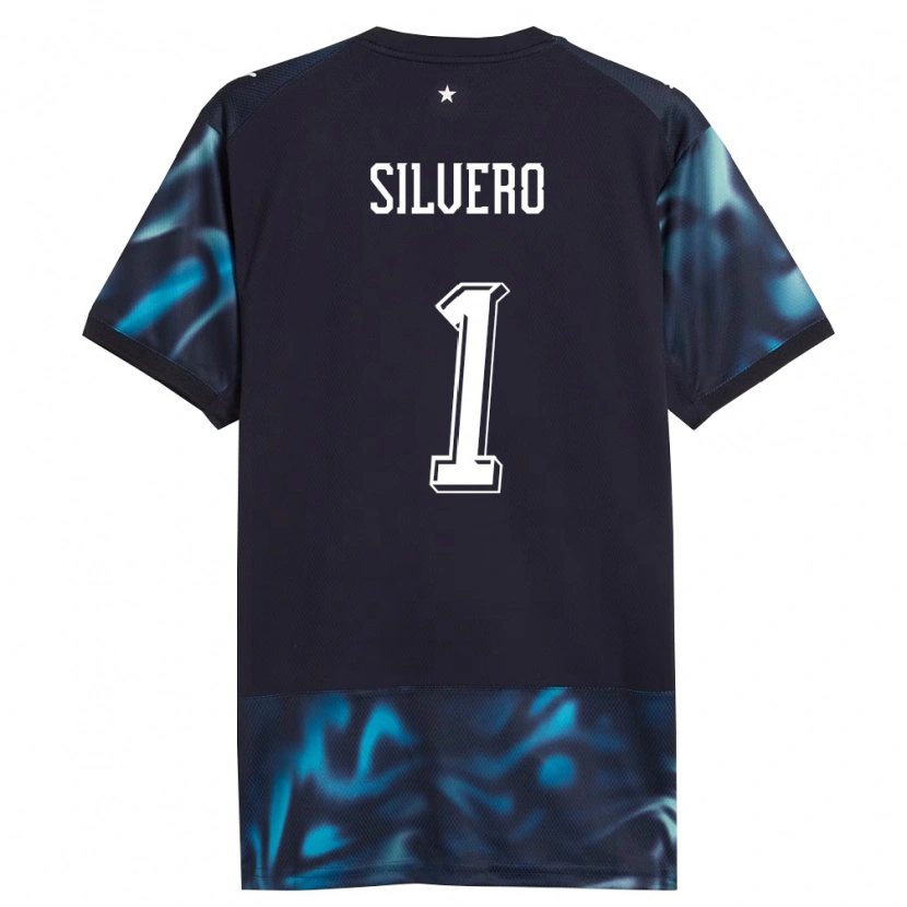Danxen Hombre Camiseta Paraguay Lucas Silvero #1 Marino Azul Cielo 2ª Equipación 26-28 La Camisa México