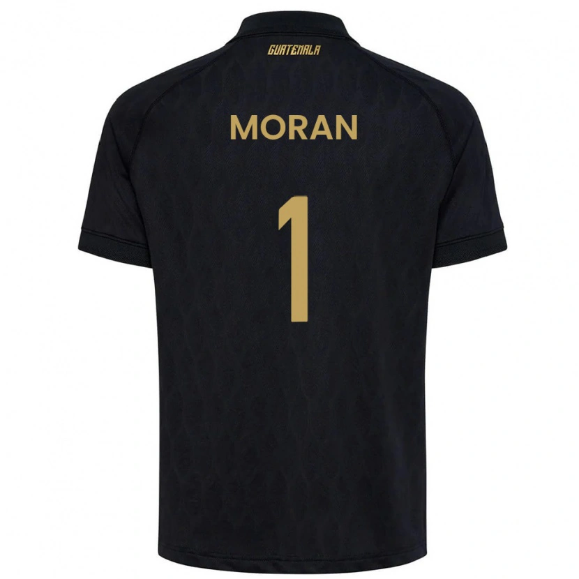 Danxen Hombre Camiseta Guatemala Luis Morán #1 Negro Azul Cielo Blanco 2ª Equipación 26-28 La Camisa México