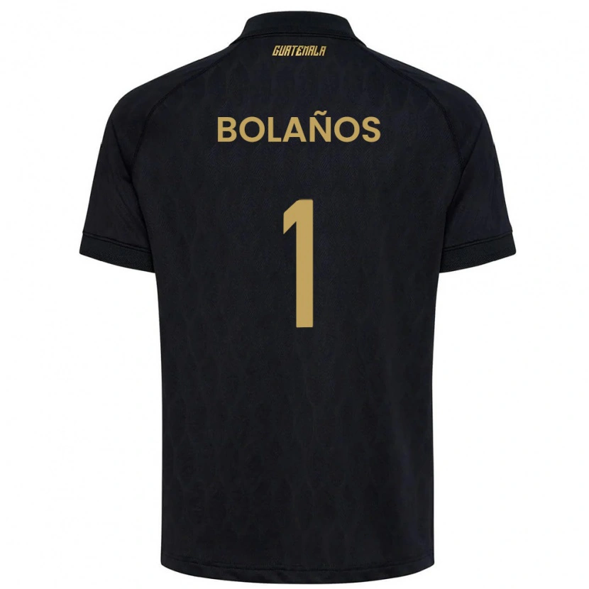 Danxen Hombre Camiseta Guatemala Diego Bolaños #1 Negro Azul Cielo Blanco 2ª Equipación 26-28 La Camisa México