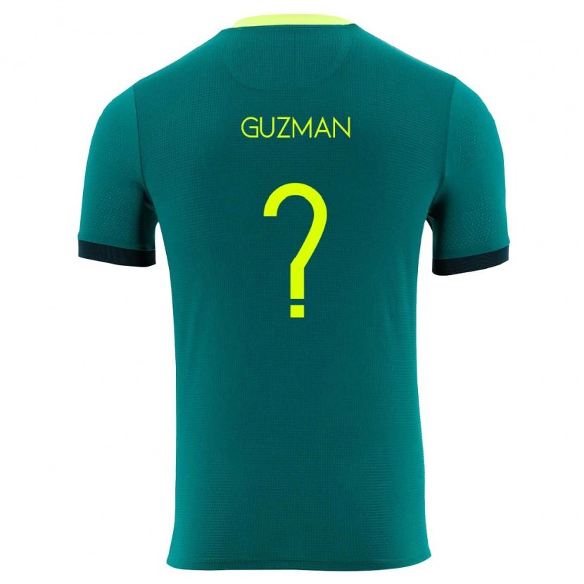 Danxen Mujer Camiseta Bolivia Samuel Guzman #0 Verde Amarillo Negro 1ª Equipación 26-28 La Camisa México