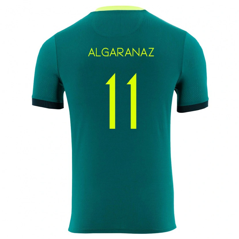 Danxen Mujer Camiseta Bolivia Carmelo Algarañaz #11 Verde Amarillo Negro 1ª Equipación 26-28 La Camisa México