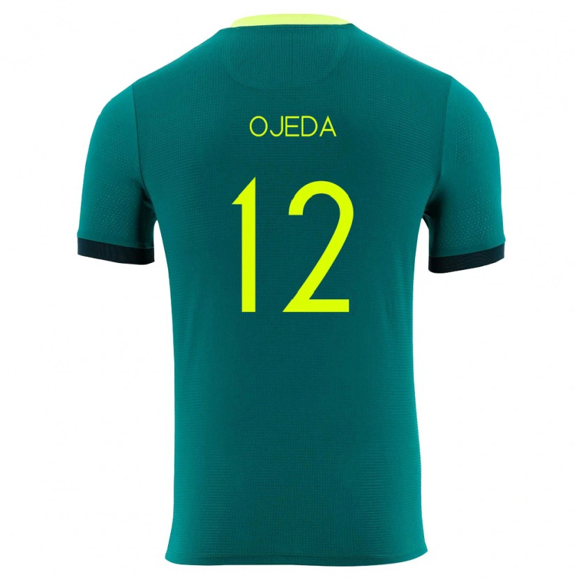 Danxen Mujer Camiseta Bolivia Vanessa Ojeda #12 Verde Amarillo Negro 1ª Equipación 26-28 La Camisa México