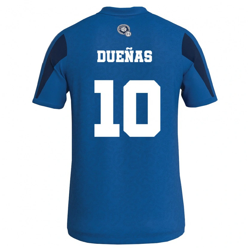 Danxen Mujer Camiseta El Salvador Enrico Dueñas #10 Azul Marino 1ª Equipación 26-28 La Camisa México