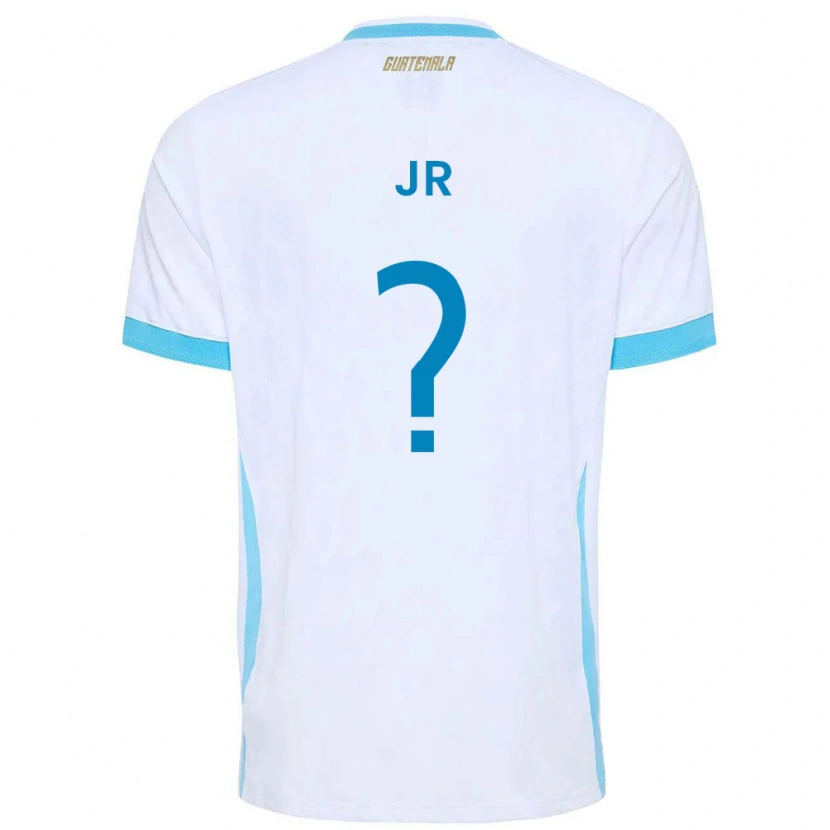 Danxen Mujer Camiseta Guatemala Marvin Ávila Jr #0 Blanco Azul Cielo Oro 1ª Equipación 26-28 La Camisa México