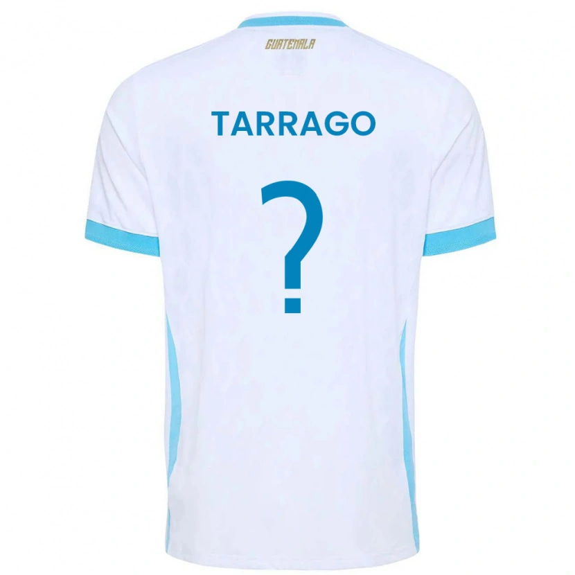 Danxen Mujer Camiseta Guatemala María Tarrago #0 Blanco Azul Cielo Oro 1ª Equipación 26-28 La Camisa México