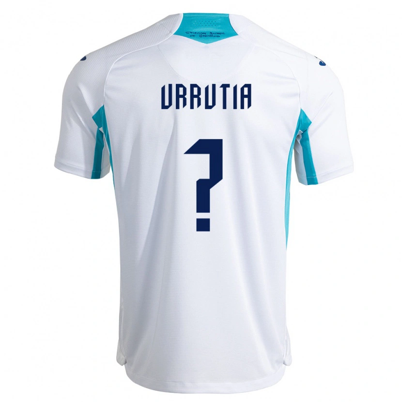 Danxen Mujer Camiseta Honduras Nathalie Urrutia #0 Blanco Azul Azul Cielo 1ª Equipación 26-28 La Camisa México