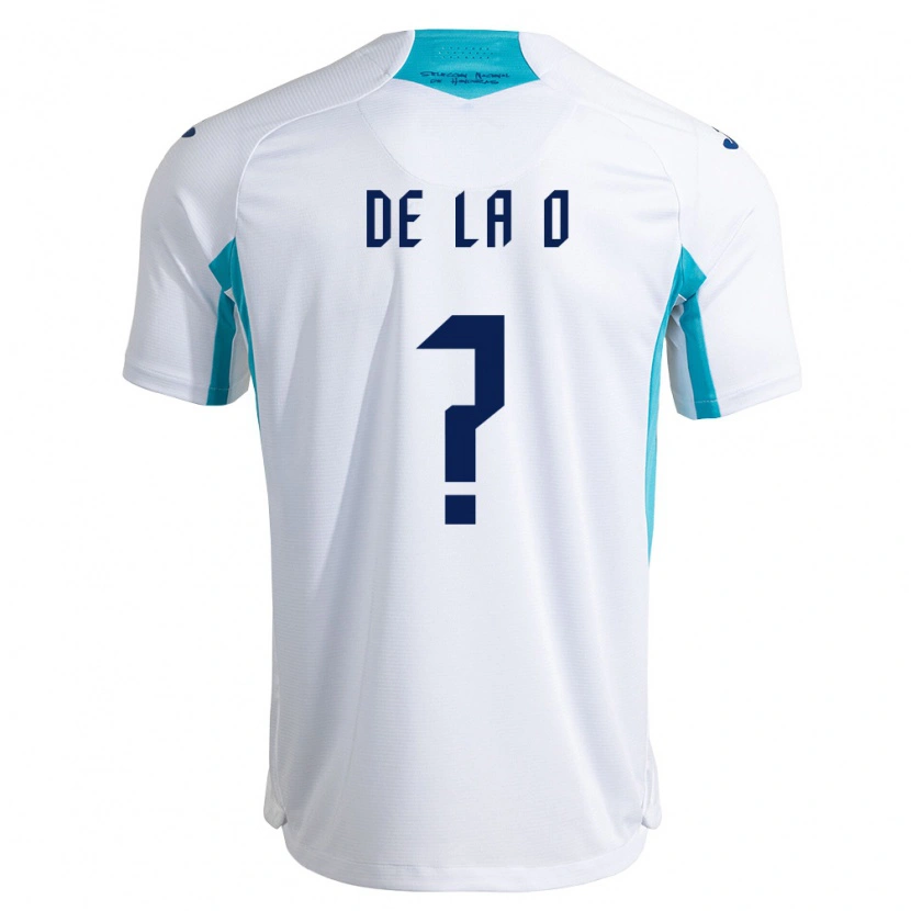 Danxen Mujer Camiseta Honduras Kerlyn De La O #0 Blanco Azul Azul Cielo 1ª Equipación 26-28 La Camisa México
