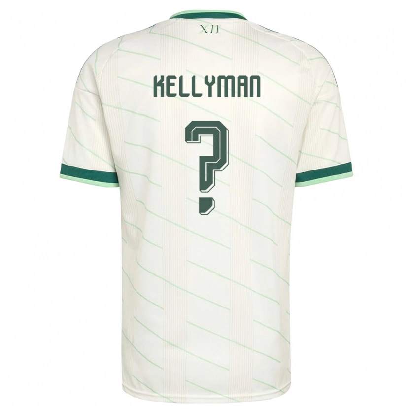 Danxen Mujer Camiseta Irlanda Del Norte Jahmi Kellyman #0 Blanco Verde 2ª Equipación 26-28 La Camisa México