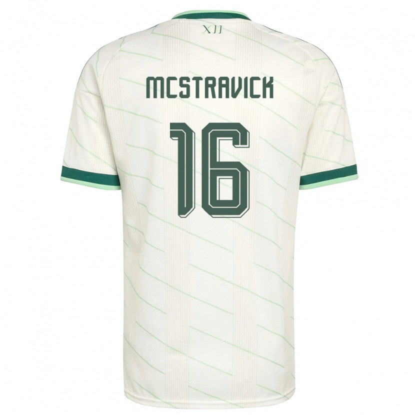 Danxen Mujer Camiseta Irlanda Del Norte Liam Mcstravick #16 Blanco Verde 2ª Equipación 26-28 La Camisa México