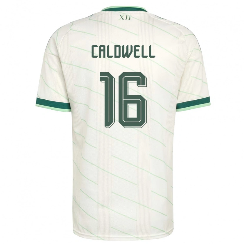 Danxen Mujer Camiseta Irlanda Del Norte Nadene Caldwell #16 Blanco Verde 2ª Equipación 26-28 La Camisa México