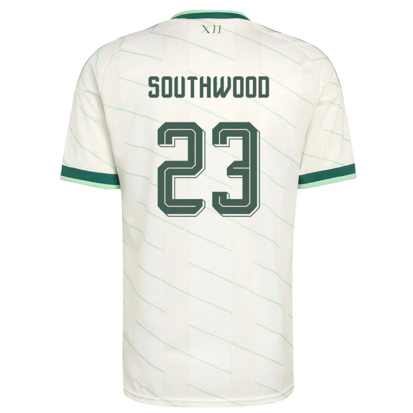 Danxen Mujer Camiseta Irlanda Del Norte Luke Southwood #23 Blanco Verde 2ª Equipación 26-28 La Camisa México