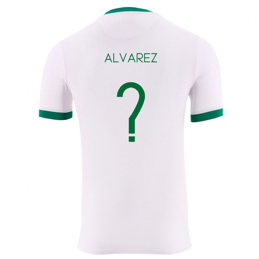 Danxen Mujer Camiseta Bolivia Sebastián Álvarez #0 Blanco Verde Rojo 2ª Equipación 26-28 La Camisa México