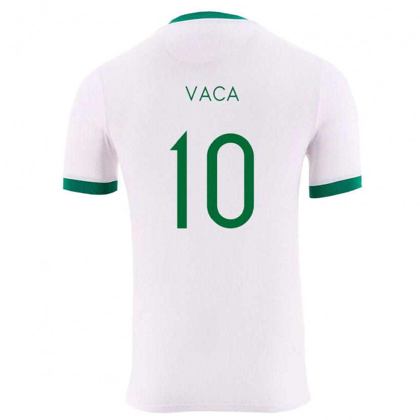 Danxen Mujer Camiseta Bolivia Ramiro Vaca #10 Blanco Verde Rojo 2ª Equipación 26-28 La Camisa México