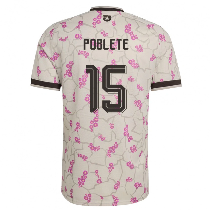 Danxen Mujer Camiseta Chile Jaime Poblete #15 Blanco Púrpura 2ª Equipación 26-28 La Camisa México