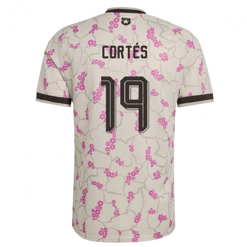 Danxen Mujer Camiseta Chile Jhon Cortés #19 Blanco Púrpura 2ª Equipación 26-28 La Camisa México