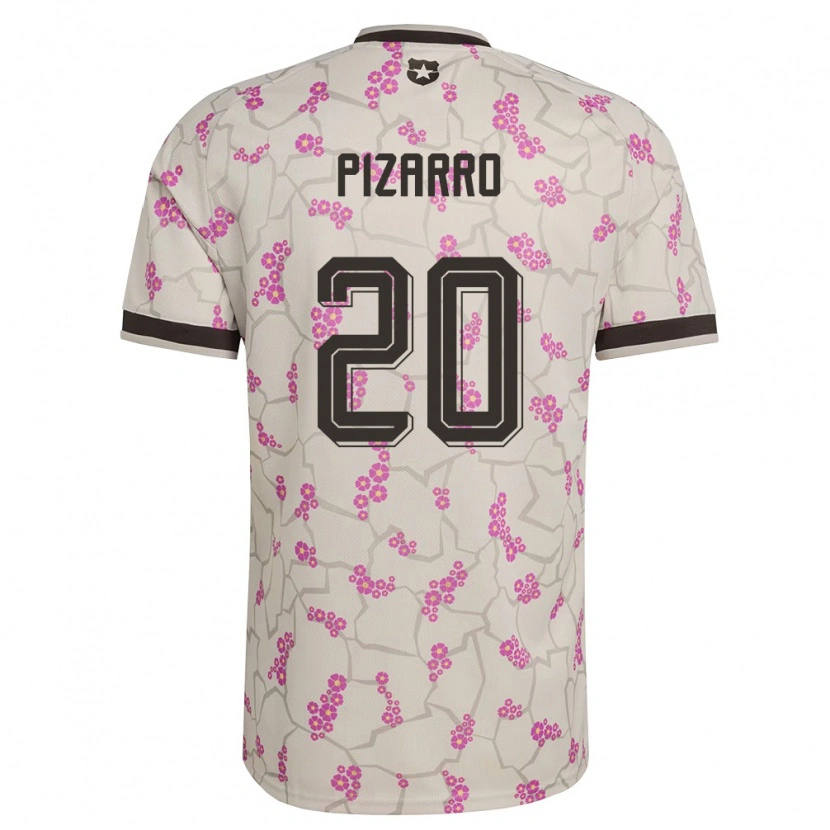 Danxen Mujer Camiseta Chile Damián Pizarro #20 Blanco Púrpura 2ª Equipación 26-28 La Camisa México