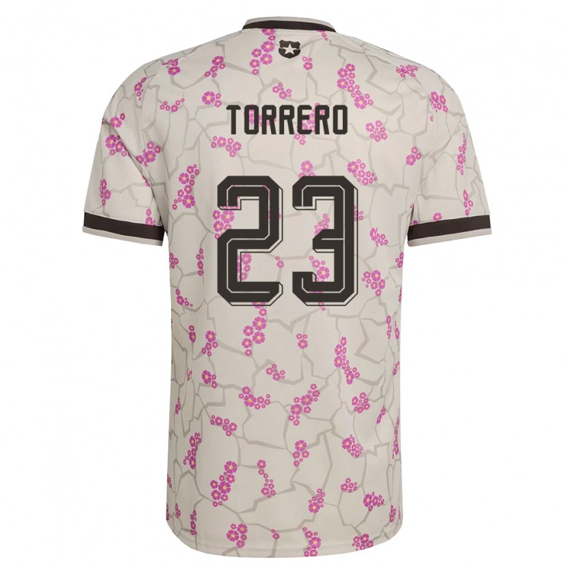Danxen Mujer Camiseta Chile Ryann Torrero #23 Blanco Púrpura 2ª Equipación 26-28 La Camisa México