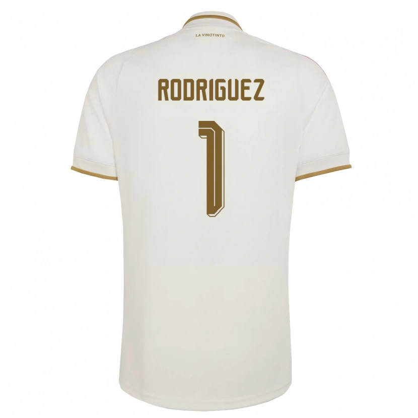 Danxen Mujer Camiseta Venezuela Samuel Rodriguez #1 Marfil Amarillo 2ª Equipación 26-28 La Camisa México