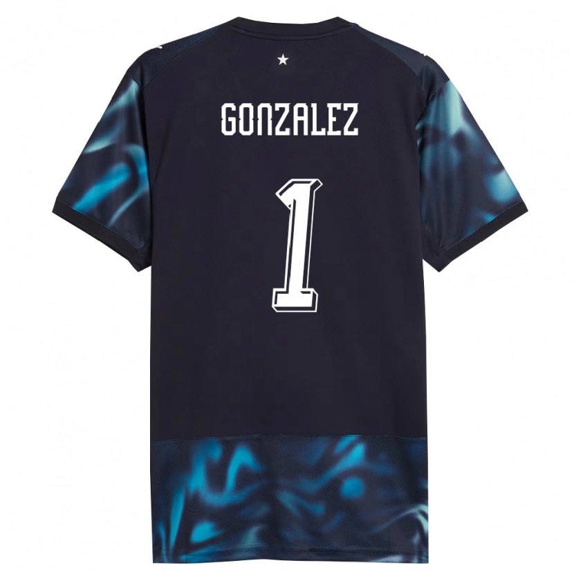 Danxen Mujer Camiseta Paraguay Ángel González #1 Marino Azul Cielo 2ª Equipación 26-28 La Camisa México