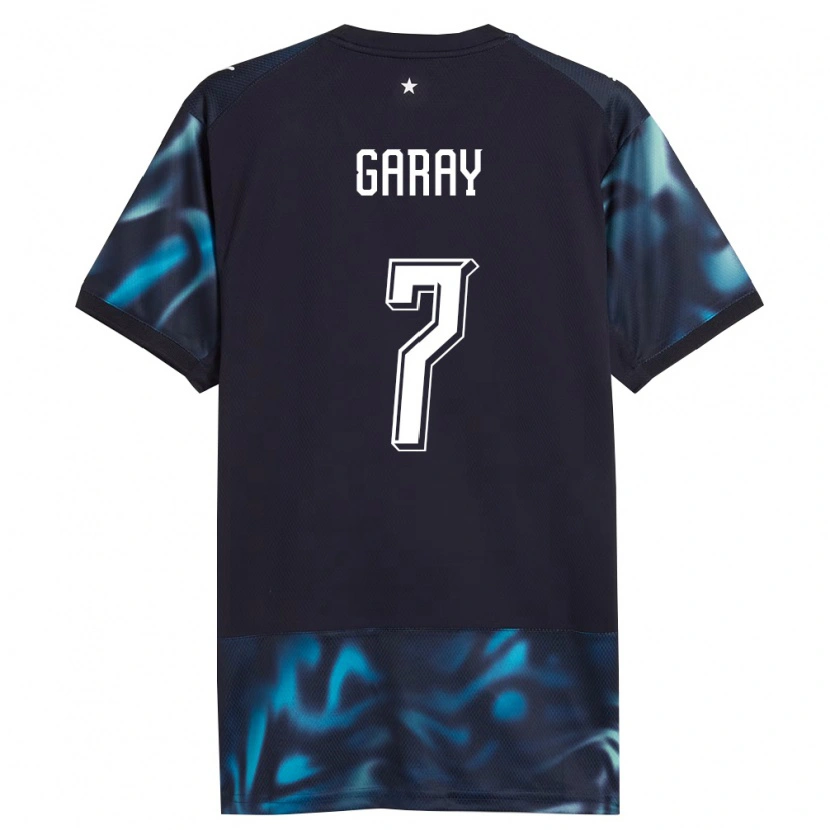 Danxen Mujer Camiseta Paraguay Griselda Garay #7 Marino Azul Cielo 2ª Equipación 26-28 La Camisa México