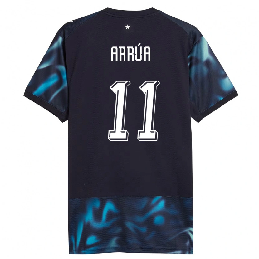Danxen Mujer Camiseta Paraguay Enzo Arrúa #11 Marino Azul Cielo 2ª Equipación 26-28 La Camisa México