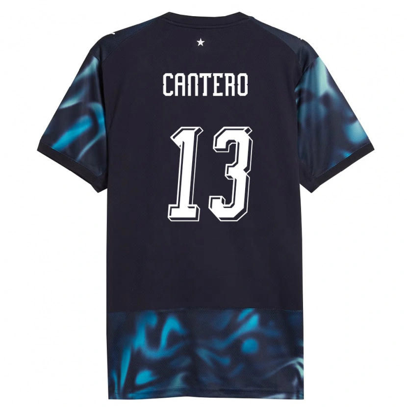 Danxen Mujer Camiseta Paraguay Alexis Cantero #13 Marino Azul Cielo 2ª Equipación 26-28 La Camisa México