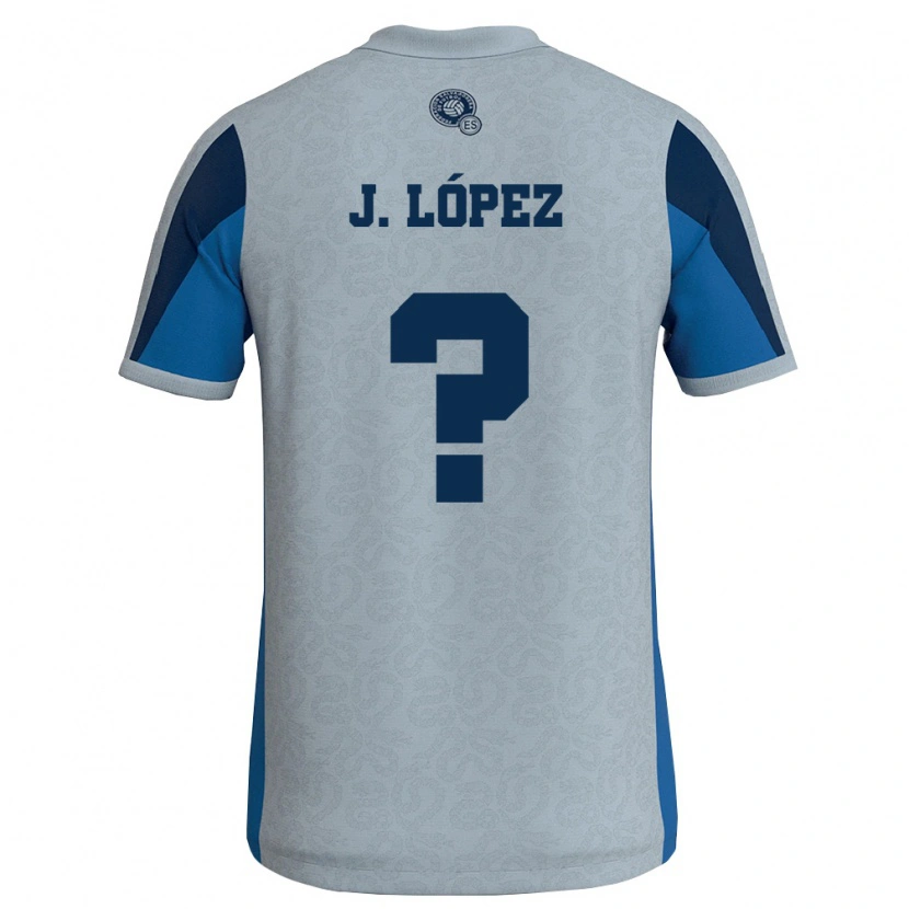 Danxen Mujer Camiseta El Salvador Jonathan López #0 Blanco Azul Cielo 2ª Equipación 26-28 La Camisa México