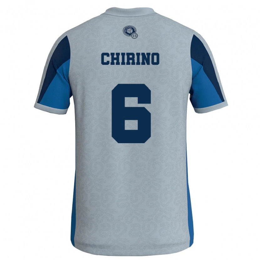 Danxen Mujer Camiseta El Salvador Alejandra Chirino #6 Blanco Azul Cielo 2ª Equipación 26-28 La Camisa México