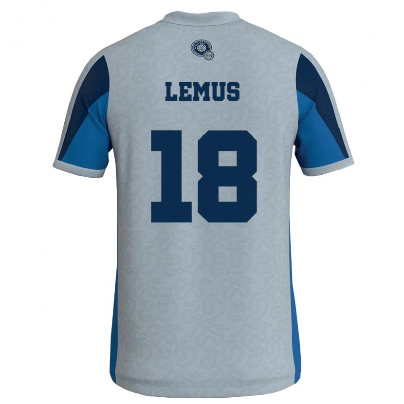 Danxen Mujer Camiseta El Salvador Hamilton Lemus #18 Blanco Azul Cielo 2ª Equipación 26-28 La Camisa México