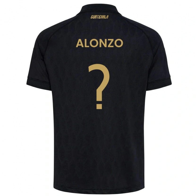 Danxen Mujer Camiseta Guatemala Anya Alonzo #0 Negro Azul Cielo Blanco 2ª Equipación 26-28 La Camisa México