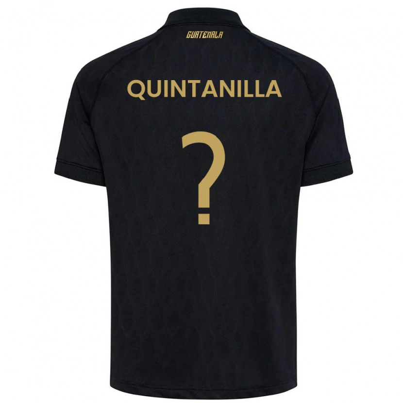 Danxen Mujer Camiseta Guatemala Anayelli Quintanilla #0 Negro Azul Cielo Blanco 2ª Equipación 26-28 La Camisa México