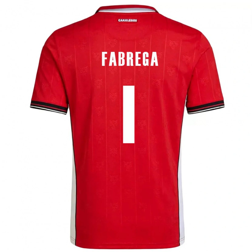 Danxen Niño Camiseta Panamá Sasha Fábrega #1 Rojo Marrón Blanco 1ª Equipación 26-28 La Camisa México