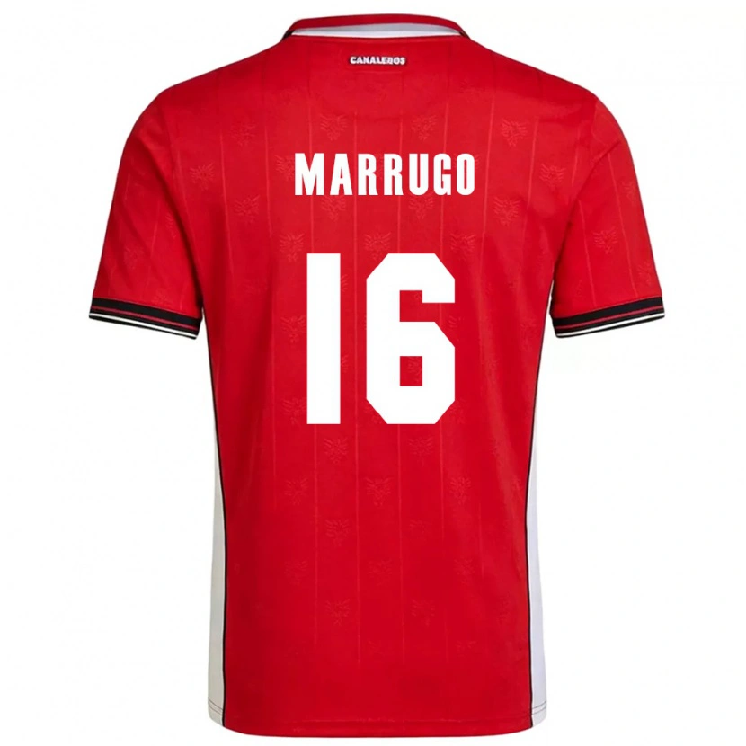 Danxen Niño Camiseta Panamá Neir Marrugo #16 Rojo Marrón Blanco 1ª Equipación 26-28 La Camisa México