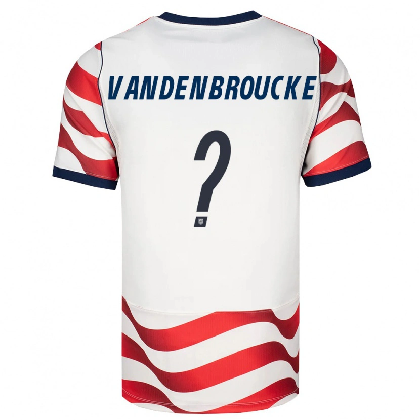 Danxen Niño Camiseta Estados Unidos Victor Vandenbroucke #0 Rojo Blanco Negro 1ª Equipación 26-28 La Camisa México