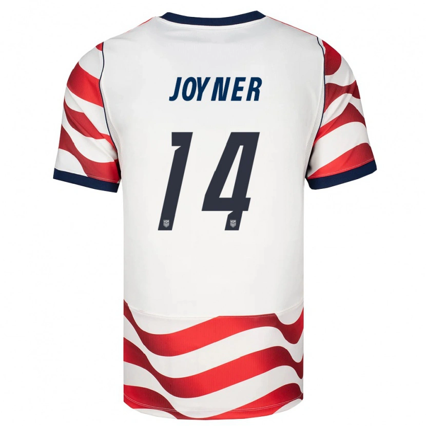 Danxen Niño Camiseta Estados Unidos Mykhi Joyner #14 Rojo Blanco Negro 1ª Equipación 26-28 La Camisa México